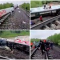 Najmanje 70 povređenih u katastrofalnoj nesreći u Rusiji Voz izleteo iz šina (video)