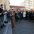 Protest ispred Vazduhoplovne akademije, od četvrtka najavljena obustava rada