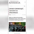 Gluhonjić: Srbi su zločinci, a trobojka paravan za zločine (video)