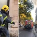 Požar u centru Novog Sada: Tri vatrogasna vozila na licu mesta (Video)