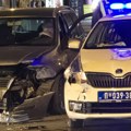 Saobraćajna nezgoda u Novom Sadu U udesu učestvovalo i policijsko vozilo: Delovi automobila rasuti po putu (foto)