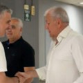 Evo ko je čovek sa kim se Željko Obradović prvo pozdravio kada je ušao u OAKA-u