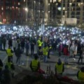 Protest ispred VJT 10 beogradskih opština – „Nećemo hapšenja“: Protestovali i prosvetari (UŽIVO)