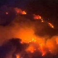Eksplozija, pa ogroman požar Gust dim se širio iznad grada (video)