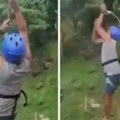 Turista pao sa 12 metara visine! Adrenalinska vožnja se pretvorila u horor: Kamera sve snimila
