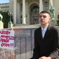 Andrej Obradović primljen u Urgentni centar, ali poručuje da nastavlja štrajk glađu
