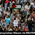 Hiljade ljudi u Malmeu protestuje protiv učešća Izraela na Eurosongu