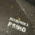 Beogradske ulice išarane grafitima „Marinika psiho”