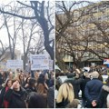 Protest protiv smanjenja plata prosvetnim radnicima: Ispred suda se okupili nastavnici, đaci, advokati...