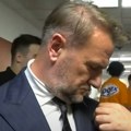 Ostoja Mijailović namestio grb Partizana na odelu, pa se obratio Grobarima: "Ovo je moja peta titula..."