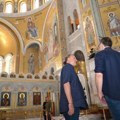 Vučić sa autorom mozaika Hrama Svetog Save: Delo Nikolaja Muhina most koji povezuje dva naroda