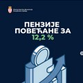 Od sutra kreće isplata uvećanih penzija