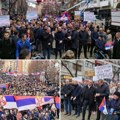 Veliki protest Srba u Severnoj Mitrovici protiv kurtijevog terora Ukida nam se parče hleba, ukida nam se život! (foto)