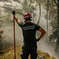 Kragujevački vatrogasci pomažu u gašenju požara na Stolovima kod Kraljeva