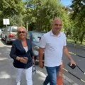Goca i Mihajlo Šaulić stigli na glasanje! Sin legendarnog pevača samo zbog izbora stigao u Srbiju! (foto+video)