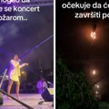 Nastup Sanje Vučić u Pančevu prekinut zbog požara! Sa plafona je krenula vatra a obezbeđenje hitno reagovalo