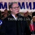 Vučić na skupu podrške upucanom Milanu Bogdanoviću: Primio metak zato što drugačije vidi budućnost Srbije