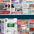 Naslovne strane sutrašnjih novina: Prelistavanje štampe za nedelju, 5. april 2026. godine