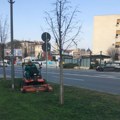 FOTO: Košenje trave na lokacijama u Novom Sadu se nastavlja, orezane i ruže