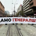 Počeo protest ispred Generalštaba u Beogradu