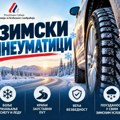 ABS: Zimski pneumatici obavezni na sva četiri točka od 1. novembra do 1. aprila, ukoliko je na kolovozu sneg, led ili poledica…