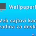 WallpaperEx – Veb sajtovi kao pozadina za desktop