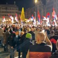Građani krenuli u protestnu šetnju do RIK-A! Završna konvencija koalicije Srbija protiv nasilja