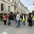 Počeo protest studenata Akademije strukovnih studija Šumadija (VIDEO)
