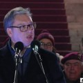 Uživo Vučić na proslavi povodom uklanjanja šatora u Ćacilendu