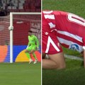 Gaštarov dao autogol i kleknuo od šoka: Golman Zvezde odmah pritrčao da ga teši