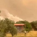 Grčka i dalje u plamenu Ljudi beže od vatrene stihije, trajekt pretvoren u bolnicu jezivi oblaci dima obavijaju gradove