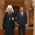 SPC: Patrijarh Porfirije se sastao s predsednikom Kipra Nikosom Hristodulidisom