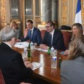 Vučić se u Parizu sastao sa predstavnicima kompanije Daso: Predstoje razgovori sa kompanijom EDF.