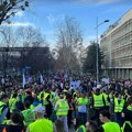 Počele protestne šetnje u Novom Sadu u okviru generalnog štrajka