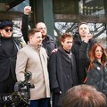 Suđenje aktivistima i studentima u Novom Sadu, protest podrške ispred suda