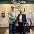 Dejan Tomašević u Skoplju sa predsednikom makedonskog olimpijskog komiteta