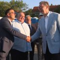 Vučić u Svrljigu na "Belmužijadi": Predsednika dočekao veliki broj meštana