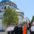 Patrijarh Porfirije ugostio Laureati Olimpijade znanja iz Poljske: Dočekani uz molitvu i ljubav kod Hrama Svetog Save