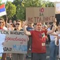 21. Protest ''Srbija protiv nasilja'': Šetnja do RTS-a