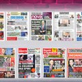 Naslovne strane današnjih novina: Prelistavanje štampe za sredu, 4. jun 2025. godine