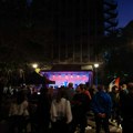 FOTO, VIDEO Protest "Slobodo, tu smo": Građani na Trgu slobode, uprkos kiši