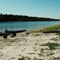Prizor ostavlja bez daha: Dunav na minimumu, a evo ko je "okupirao" plažu u Bačkom Novom Selu (snimak)