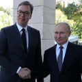 Šta je Putin napisao u čestitki Vučiću