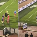 Fudbaleri UNA Štrasena šokirano gledali Grobare: Neverovatna scena na kraju utakmice Partizana