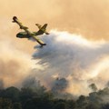 Širi se požar koji je juče izbio kod Šibenika: U akciju gašenja uključena i dva aviona "kanader"