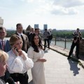 Supruga predsednika Ukrajine Olena Zelenska u poseti Beogradu: Obišla Kalemegdanski park i Beogradsku tvrđavu