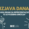 Izjava dana: „Kada igram sa reprezentacijom to je posebna emocija“