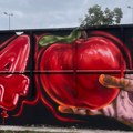 U skejt parku kod Ušća osvanuo mural posvećen grupi Crvena jabuka
