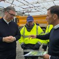 Vučić obišao radove na Ekspu: "Verujem da ćemo završiti do septembra 2026. godine"