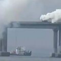 Krimski most se ne vidi od dima: Obustavljen saobraćaj, oglasile se sirene, vlasti dale suludo objašnjenje
